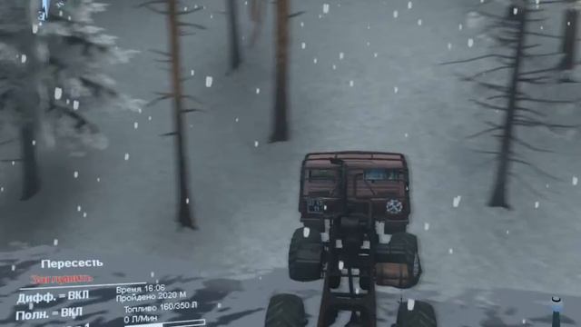 SpinTires Камаз как из Форсажа крепкий