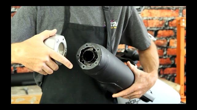 Yamaha Star Bolt exhaust mod at Low and Mean