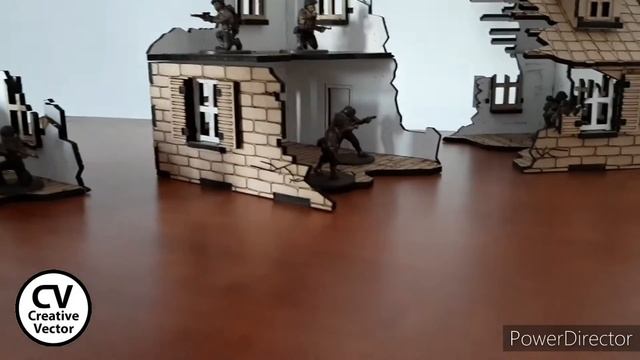 Projects for laser cutting in scale 28 mm / 1:56 (Bolt Action game) - comparison