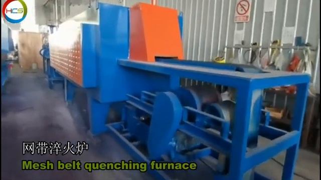 Mesh Belt conveyor screw bolt nail Quenching Tempering heat treatment furnace manufacturer China