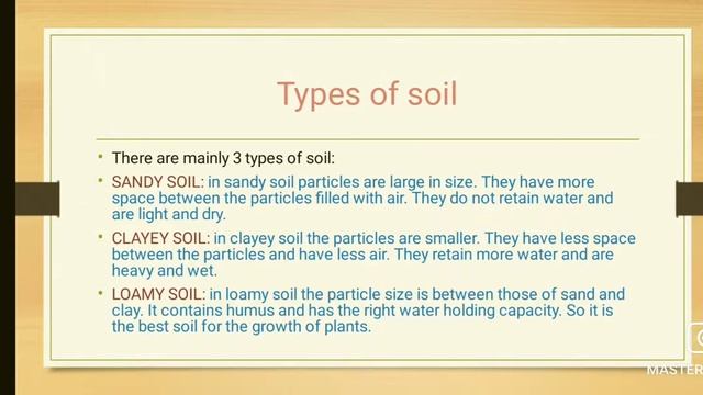 Ch: 9. Soil ppt explanation by: Thushara