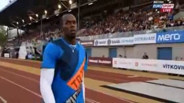 Usain Bolt Wins 100 Meters in 10.04 seconds At Golden Spike Meet In Ostrava - 25.05.2012