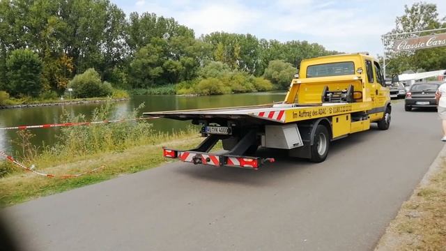 ADAC Abschlepper beim Oldtimer Treffen Sommerhausen Gasthof am Anker von der Classic Cars Kitzingen