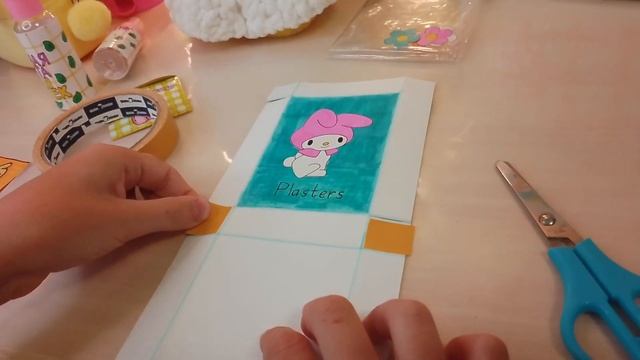 Дорожный набор! Для уточки Милки - Пластыри Sanrio! Прозрачная косметичка! Милка в Пинтерест!?!