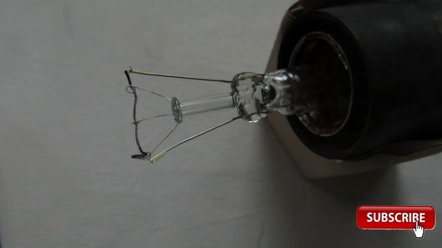 EXPERIMENT:  2000 DEGREES LAMP BULB WITHOUT GLASS