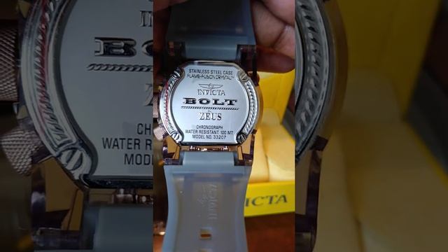Invicta watch Unboxing of my Bolt Zeus Magnum Anatomic 52mm watch.