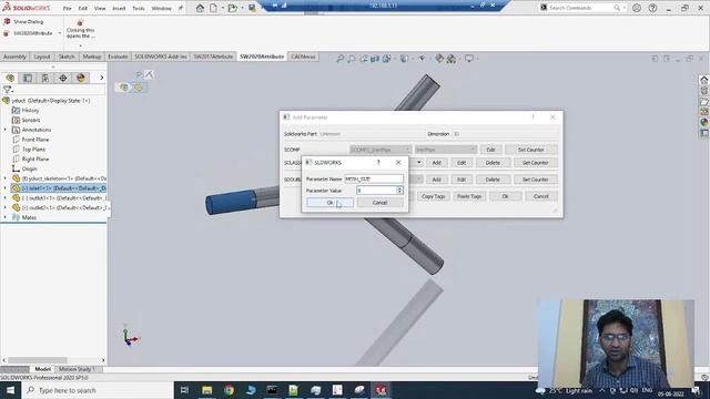SolidWorks-Add parameters/tags