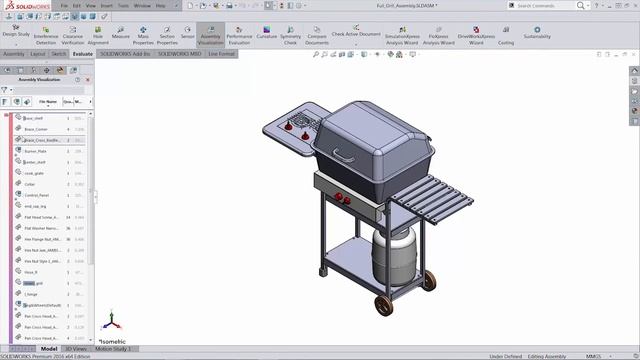 Tech Tips: Assign colors to the top level components of an assembly - SOLIDWORKS