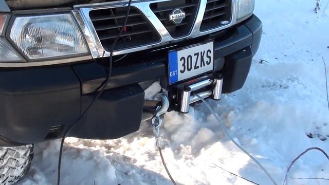 Come Up DV-12 winch test nr.2 video!