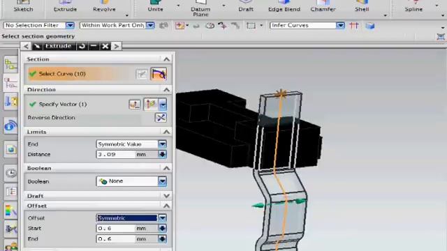 NX Tips - Extrude Offset Options