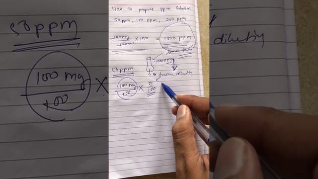 How to prepare 50 ppm, 100 ppm, 200 ppm solution | PPM Solution | 1000 ppm solution |10 ppm solutio