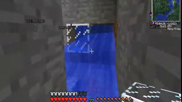 MineCraft Осьминог в шахте