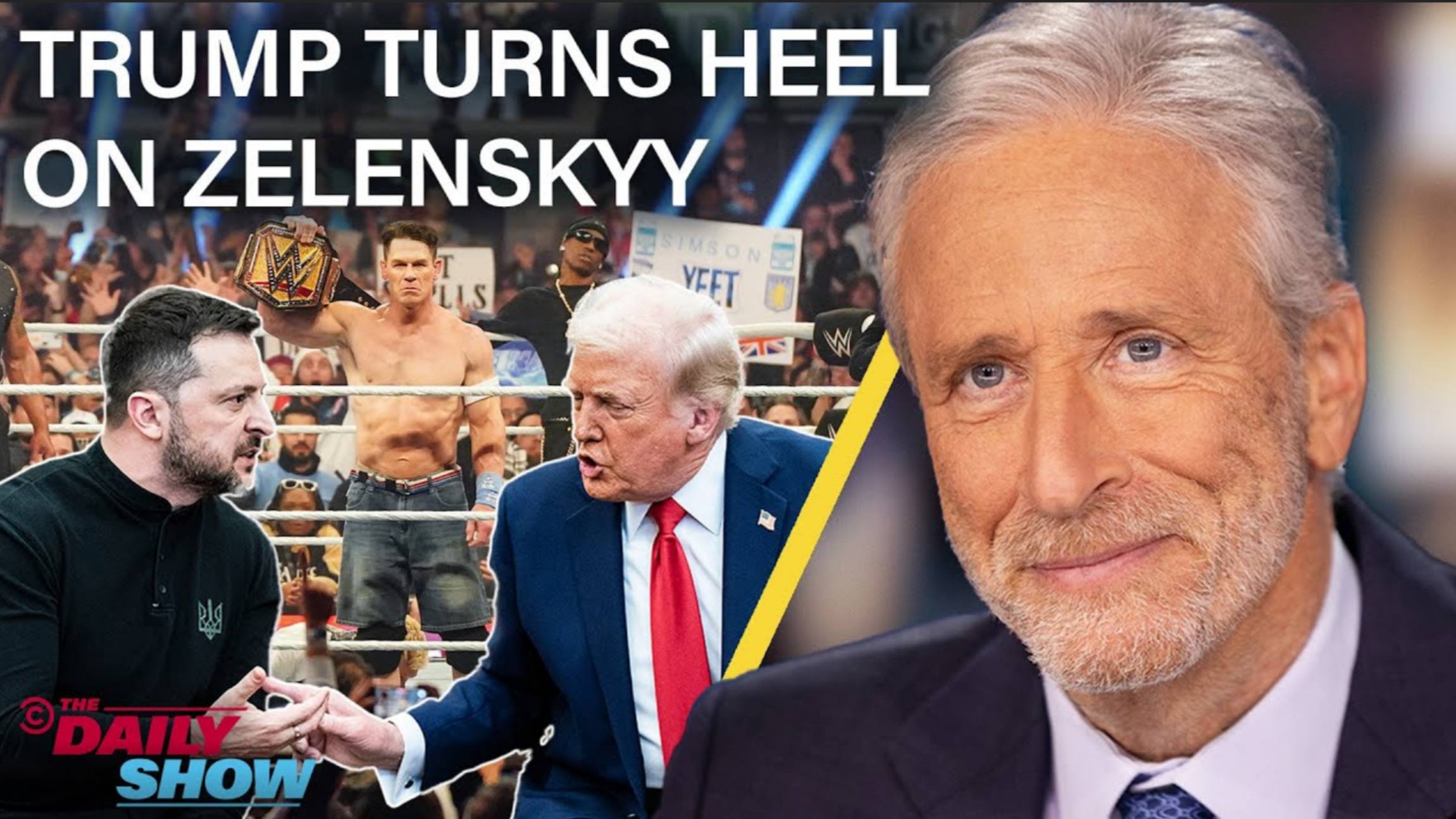 Юмористическое "The Daily Show" о скандале между Трампом и Зеленским