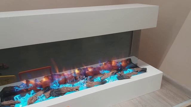 Каминокомплект Лиссабон (белый) электрический