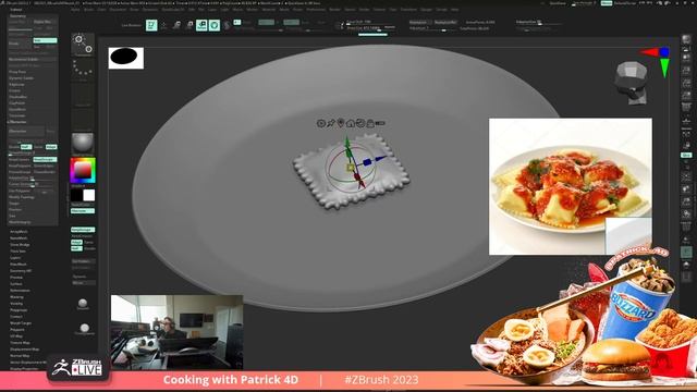 Cooking with Patrick 4D – ZBrush 2023