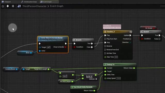 8 - Creating the Camera Zoom and finishing up - UE4 Top Down Boss Fight Mechanic
