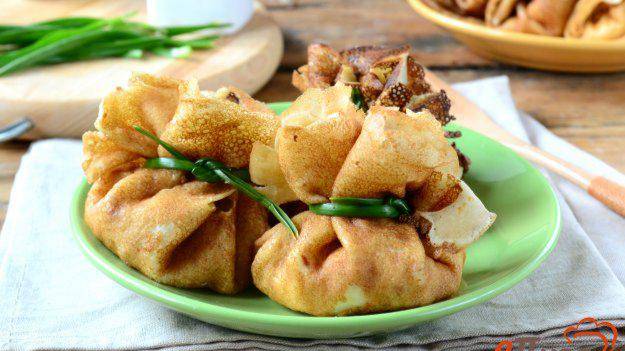 Блинчики с курицей