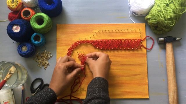 String Art - Step by Step Beginners Tutorial - (Paintastic Arts)