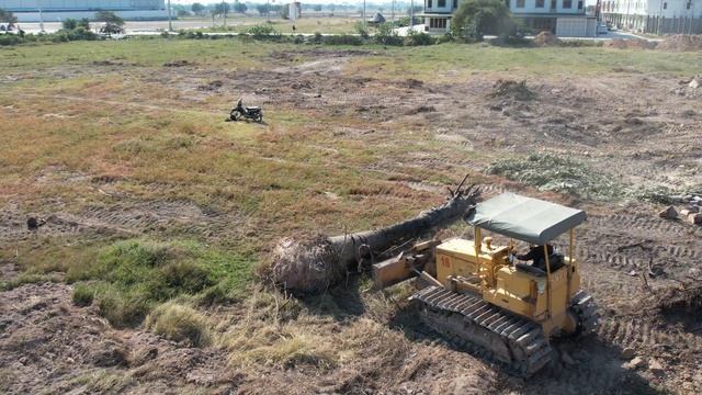 Строительство, обзор одного из прошлых участков, планировка, засыпка