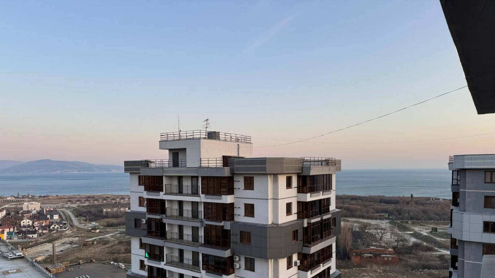 Квартира в Новороссийске с видом на море.