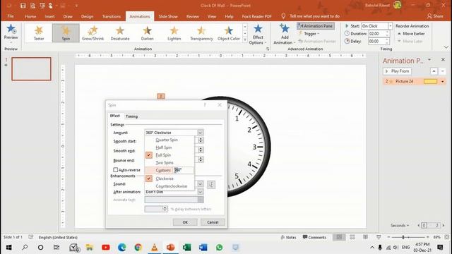 #ppt How To Make 60 Second (1 Minute) Time In PowerPoint #ppt #powerpoint