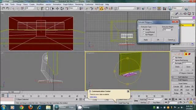 3D Modeing basics Modeling a monitor Part-1