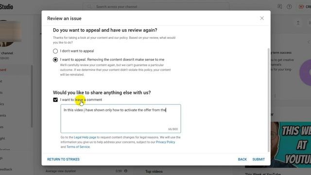 How to appeal a strike on YouTube (Strike Removed)