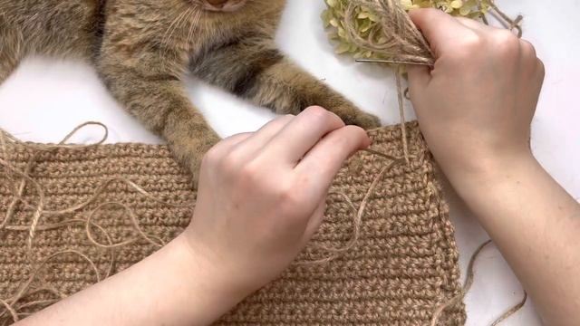 СТИЛЬНАЯ СУМКА ИЗ ДЖУТА|ТРЕНД 2022|STYLISH JUTE BAG