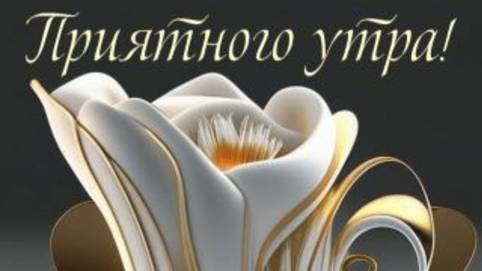 Приятного утра