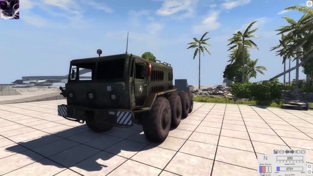 BeamNG drive vs SpinTires - MAZ 535 Testing