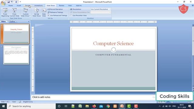 How to show PowerPoint Presentation in Full Screen|| PowerPoint PPT को full screen में कैसे देखें