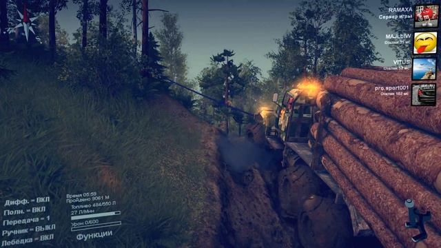 SpinTires карта ERROR   пройдена ЧАСТЬ 9