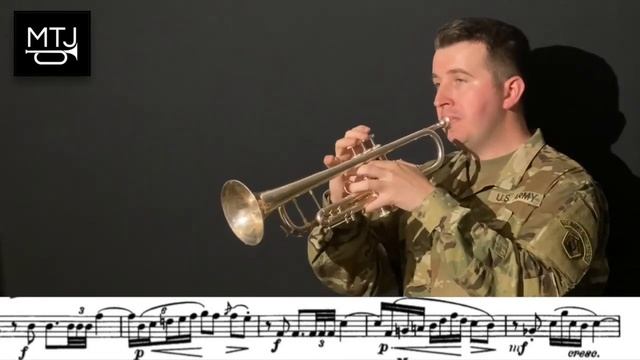 Theo Charlier - Etude No. 2, trumpet excerpt, Ryan Brewer