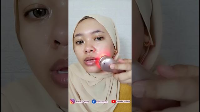SETRIKA WAJAH DI RUMAH - Alat Setrika wajah - Manfaat Setrika Wajah | By Vapinka Makeup
