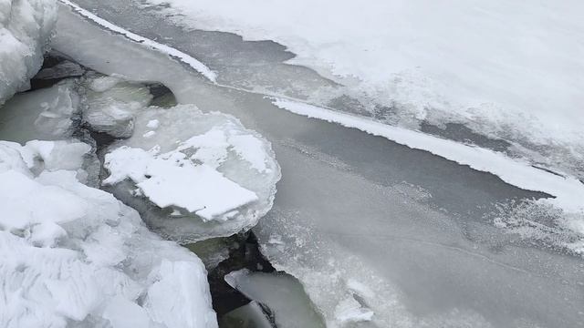 Лëд тронулся... как классно он шуршит и трескается