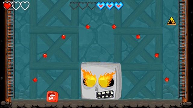 ОГРОМНЫЙ БОСС СКЕЛЕТ ИЗ МАИНКРАФТ КРАСНЫЙ ШАРИК 4 - ПОДЗЕМНЫЕ ХОДЫ мультик игра  RED BALL 4
