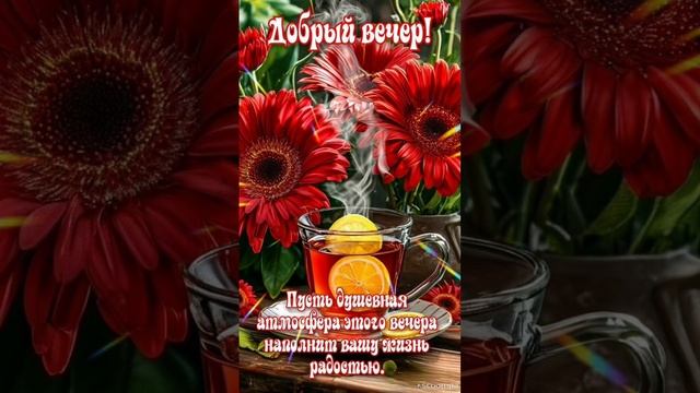 Добрый вечер♥️ Посылаю Вам добро,здоровье, счастье и тепло💙💜