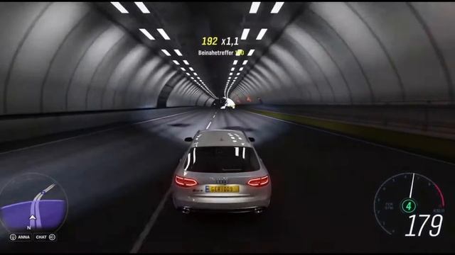 Audi RS6 Avant Sound in tunnel Forza Horizon 4