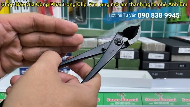 [ TẬP 250 ] SĂN DỤNG CỤ BONSAI NỘI ĐỊA NHẬT GIÁ RẺ - CẠP KANESHIN 205 MM MÃ 3S