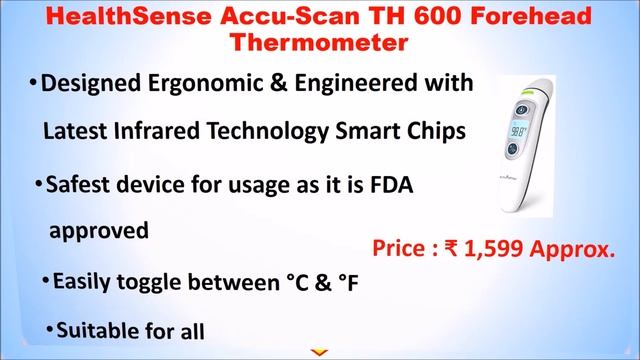 Top 7 Best Forehead Thermometer in India with Price | Digital Thermometer Temperature Gun For Fever