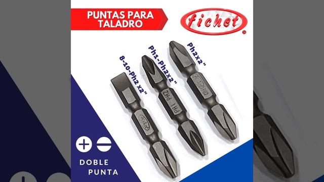 PUNTAS Y PORTA PUNTA PARA TALADRO EN LA MARCA FICHET