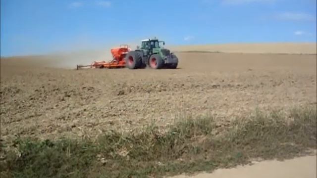 *Aussaat 2012* Fendt 930 + aussaat-maschine Väderstad Rapid A 600 S |480p|