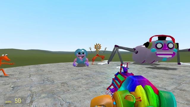 ALL RAINBOW FRIENDS BLUE GREEN ORANGE PINK PURPLE YELLOW Garry's Mod
