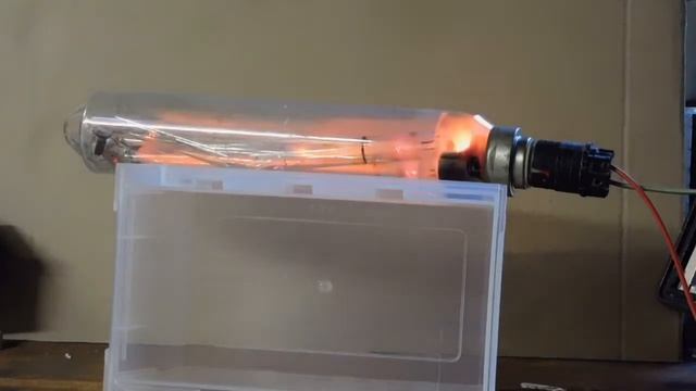 Damaged 35 Watt SOX Lamp on 400W Halide Gear