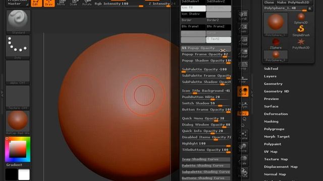 ZBrush (1/87): Szybkie dopasowanie menu