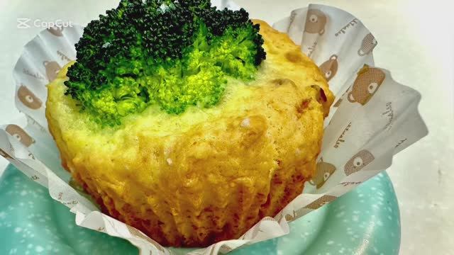 Закусочные сдобные кексы с брокколи!