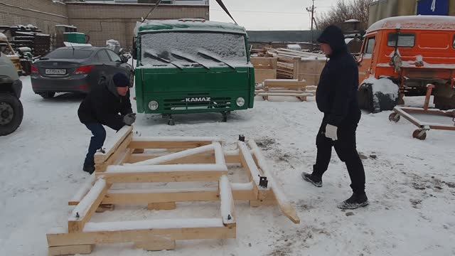 КАБИНА КАМАЗ ПОСЛЕ РЕМОНТА В г.КАЗАНЬ. ЗАПЧАСТИ В КАЗАХСТАН ПЕРЕДЕЛКА ДВИГАТЕЛЯ С Е5 И Е3 НА Е2