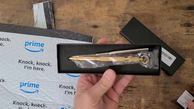 004 Smoother Pro Solid Brass Bolt Action Tactical Pen $16