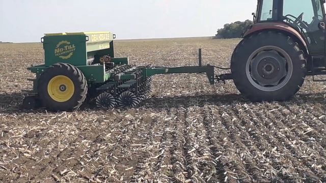 Посев озимой пшеницы в Солонянском р-не Днепропетровской обл 03.09.2019