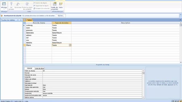 Application java programmation oriente objet darija -base donne-Etape1